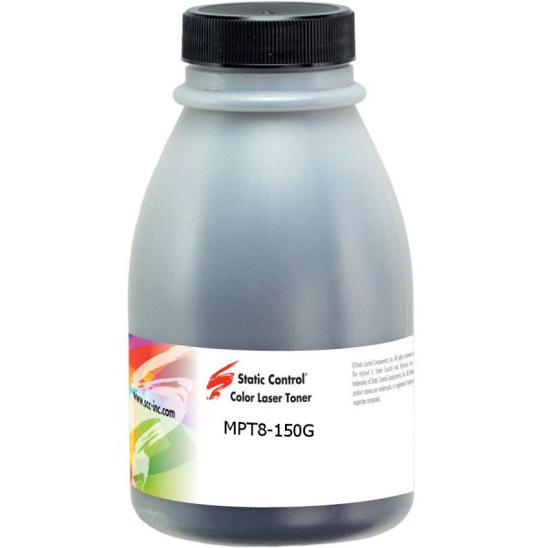 Тонер для картриджа Static Control MPT8-150G универсальный HP LJPM401/P2055 150 г/фл. (фас. Россия)